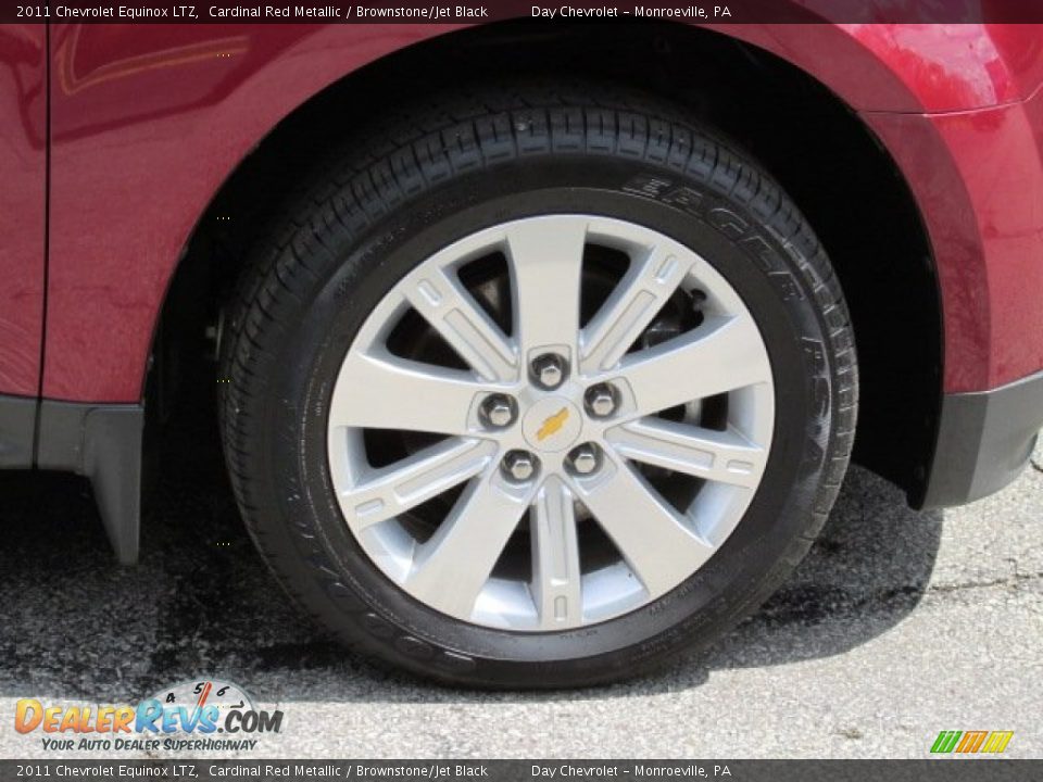 2011 Chevrolet Equinox LTZ Cardinal Red Metallic / Brownstone/Jet Black Photo #3
