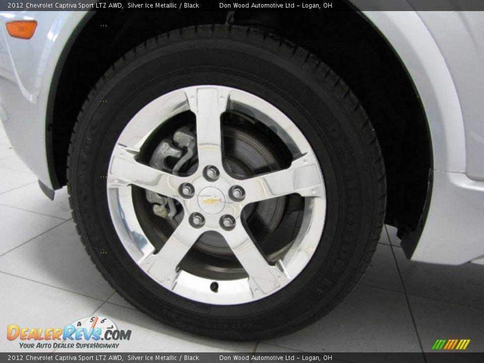 2012 Chevrolet Captiva Sport LTZ AWD Silver Ice Metallic / Black Photo #27