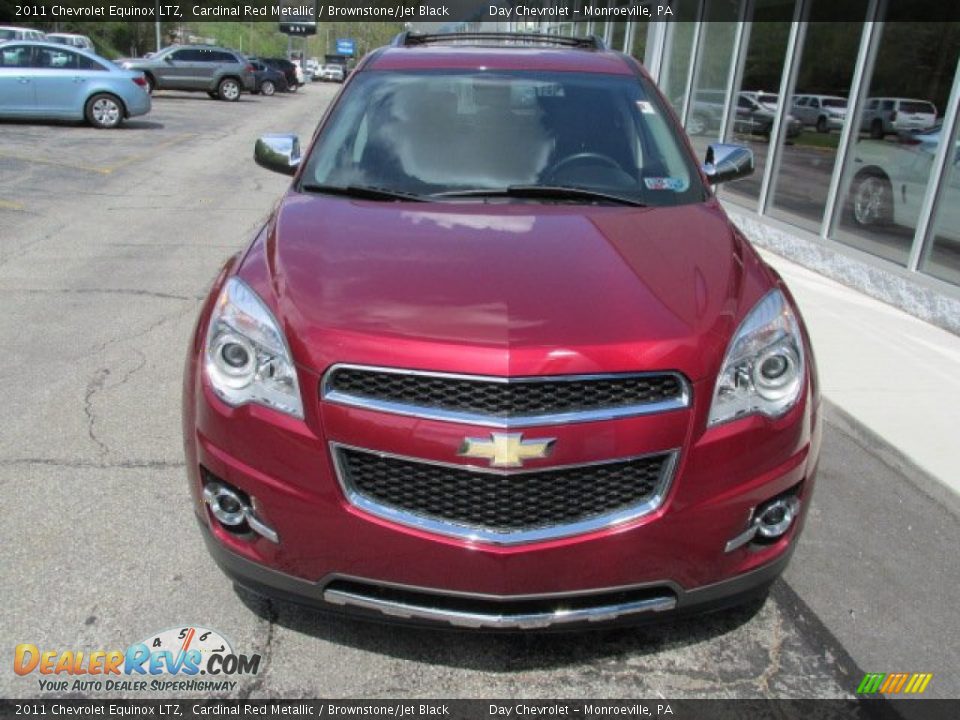2011 Chevrolet Equinox LTZ Cardinal Red Metallic / Brownstone/Jet Black Photo #5