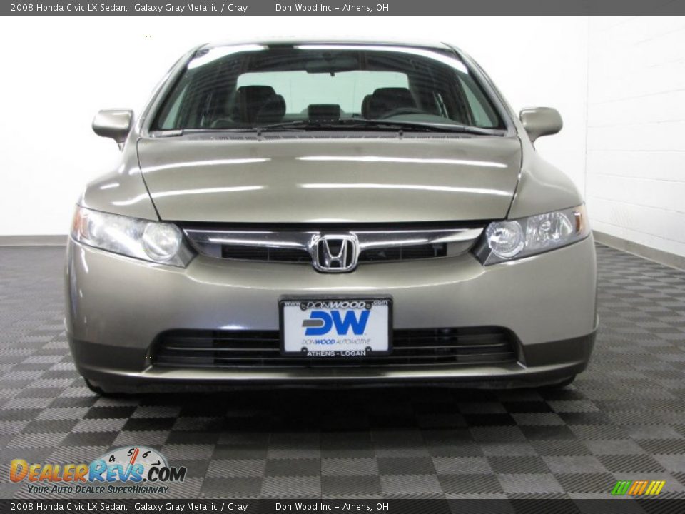 2008 Honda Civic LX Sedan Galaxy Gray Metallic / Gray Photo #2