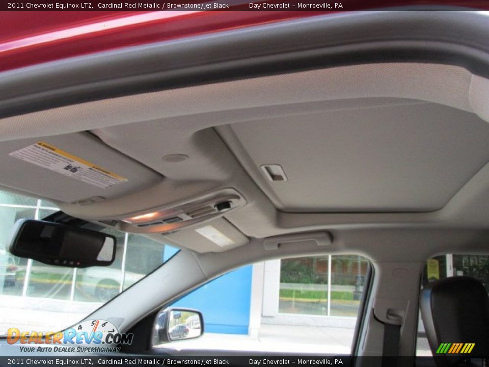 2011 Chevrolet Equinox LTZ Cardinal Red Metallic / Brownstone/Jet Black Photo #9