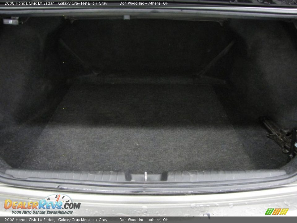 2008 Honda Civic LX Sedan Galaxy Gray Metallic / Gray Photo #4