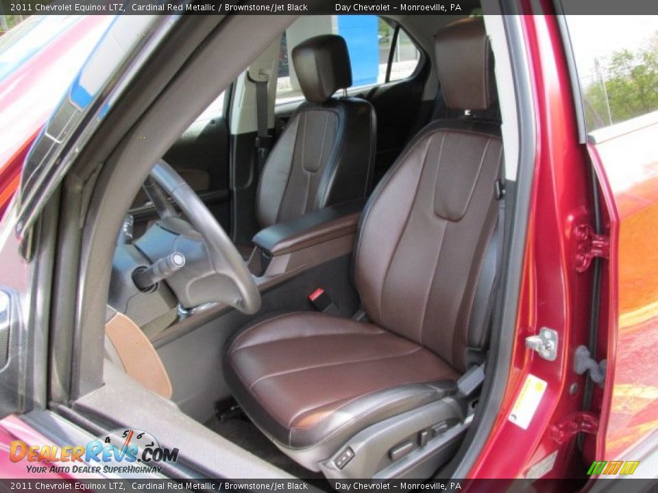 2011 Chevrolet Equinox LTZ Cardinal Red Metallic / Brownstone/Jet Black Photo #10