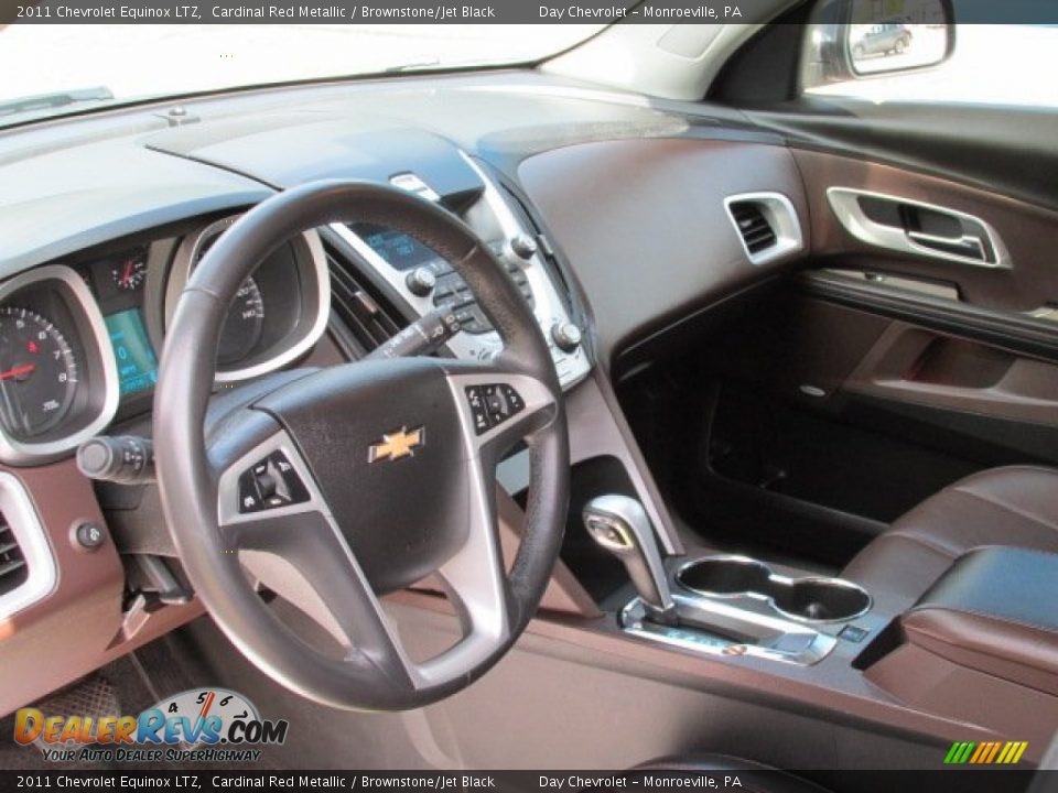 2011 Chevrolet Equinox LTZ Cardinal Red Metallic / Brownstone/Jet Black Photo #11