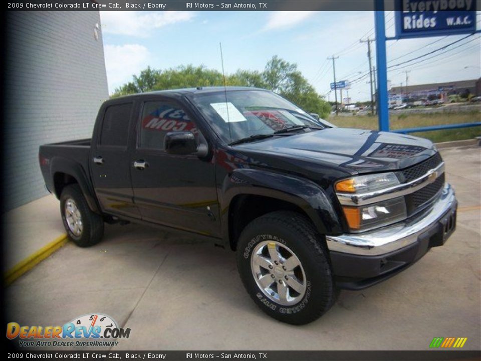 2009 Chevrolet Colorado LT Crew Cab Black / Ebony Photo #3
