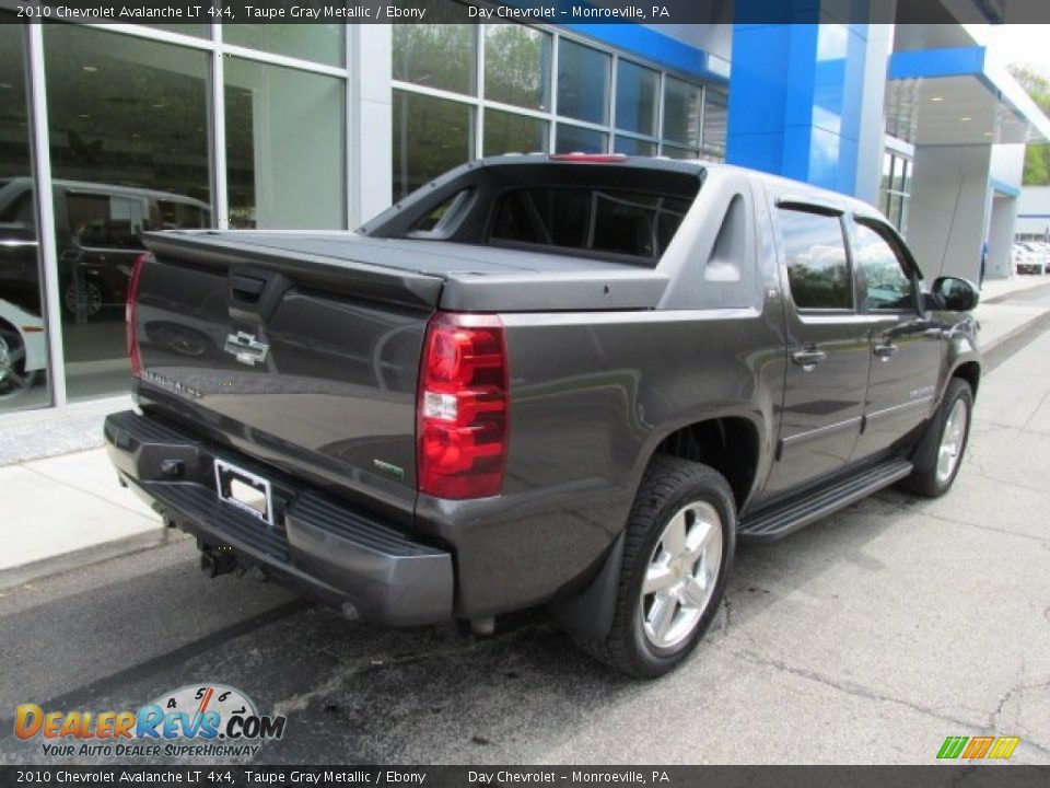 2010 Chevrolet Avalanche LT 4x4 Taupe Gray Metallic / Ebony Photo #8