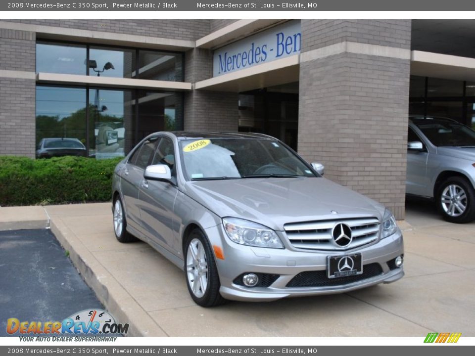 2008 Mercedes-Benz C 350 Sport Pewter Metallic / Black Photo #1