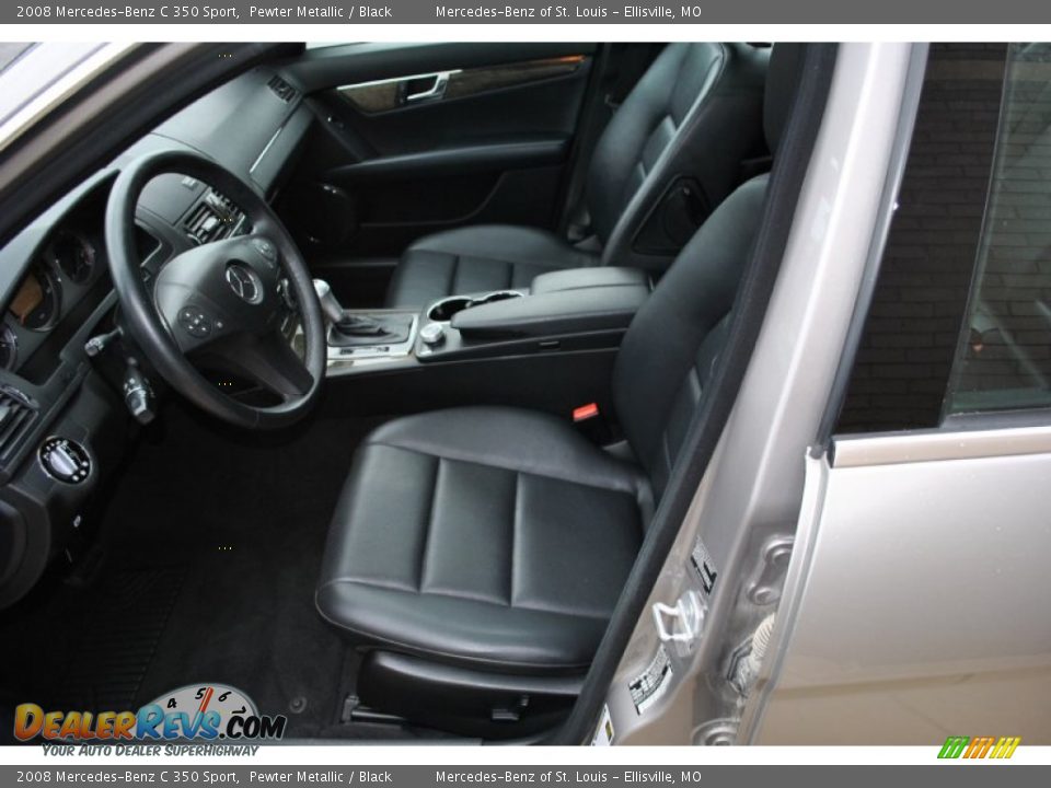 2008 Mercedes-Benz C 350 Sport Pewter Metallic / Black Photo #2