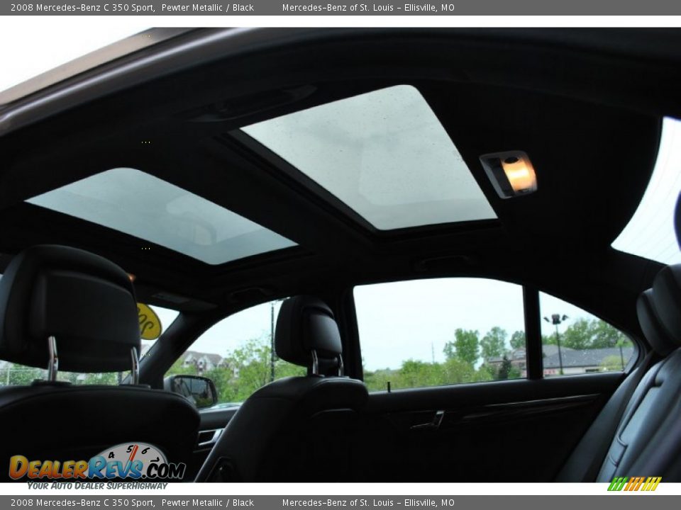 2008 Mercedes-Benz C 350 Sport Pewter Metallic / Black Photo #3