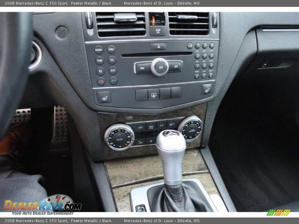 2008 Mercedes-Benz C 350 Sport Pewter Metallic / Black Photo #4