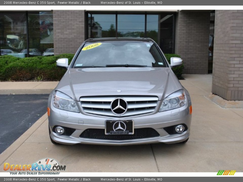 2008 Mercedes-Benz C 350 Sport Pewter Metallic / Black Photo #5