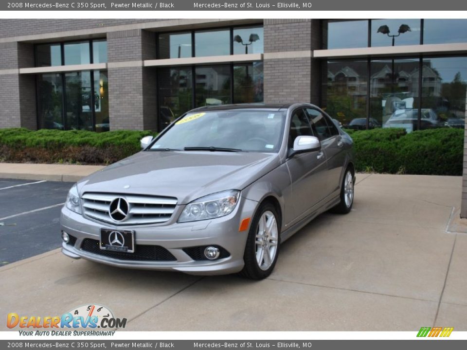 2008 Mercedes-Benz C 350 Sport Pewter Metallic / Black Photo #6