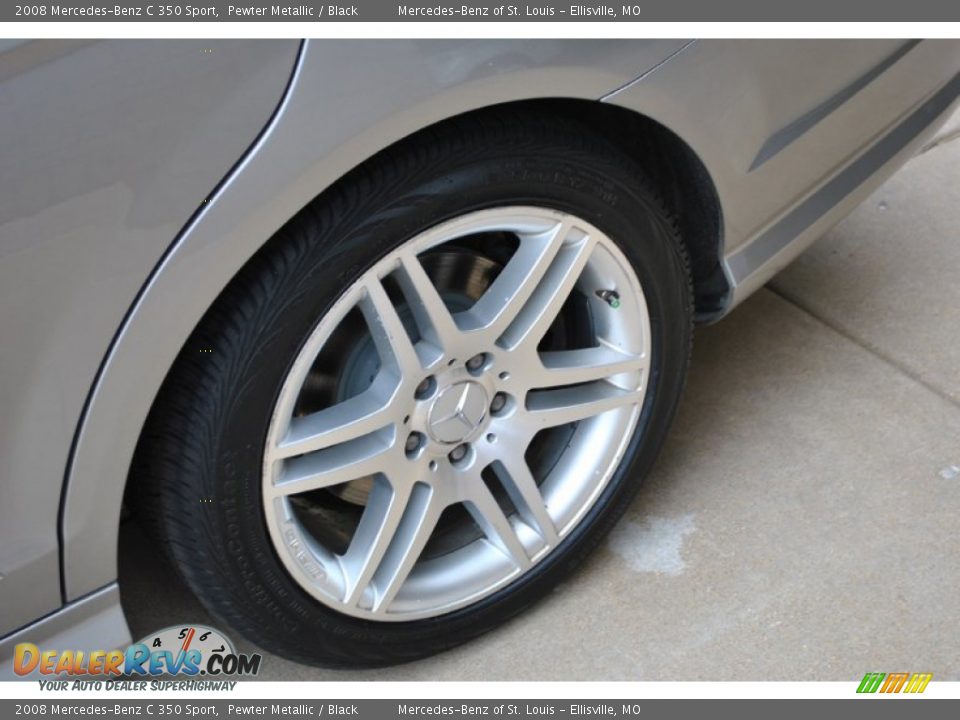2008 Mercedes-Benz C 350 Sport Pewter Metallic / Black Photo #7
