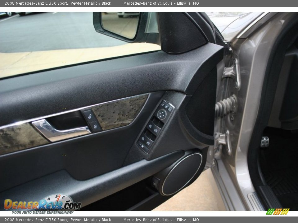 2008 Mercedes-Benz C 350 Sport Pewter Metallic / Black Photo #11