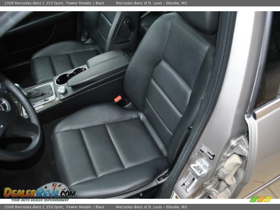 2008 Mercedes-Benz C 350 Sport Pewter Metallic / Black Photo #12