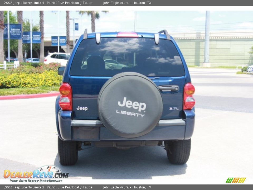 2002 Jeep Liberty Limited Patriot Blue Pearlcoat / Taupe Photo #4