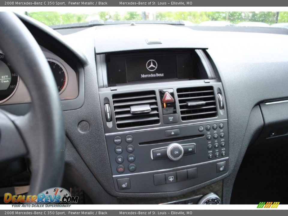 2008 Mercedes-Benz C 350 Sport Pewter Metallic / Black Photo #16