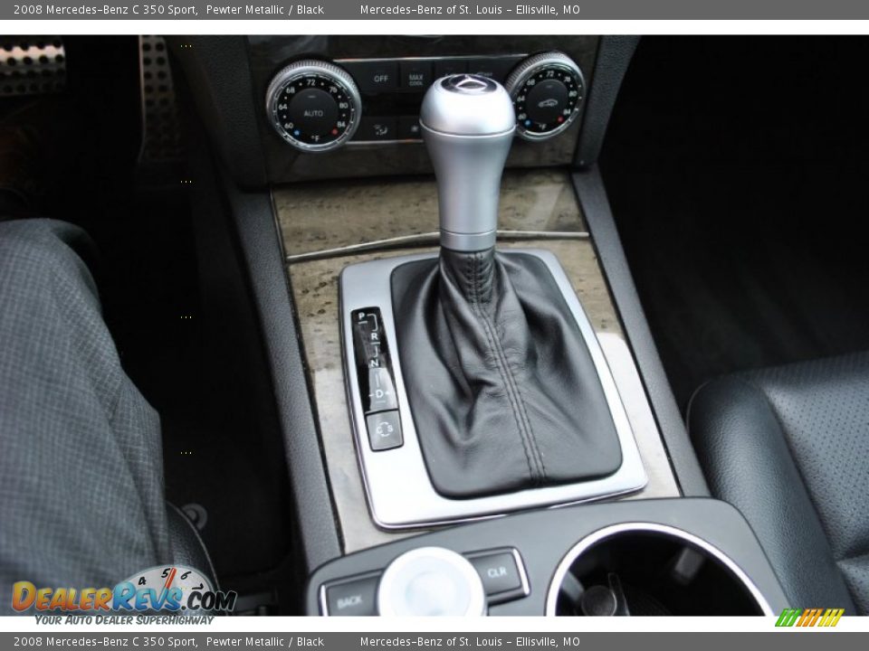2008 Mercedes-Benz C 350 Sport Pewter Metallic / Black Photo #17