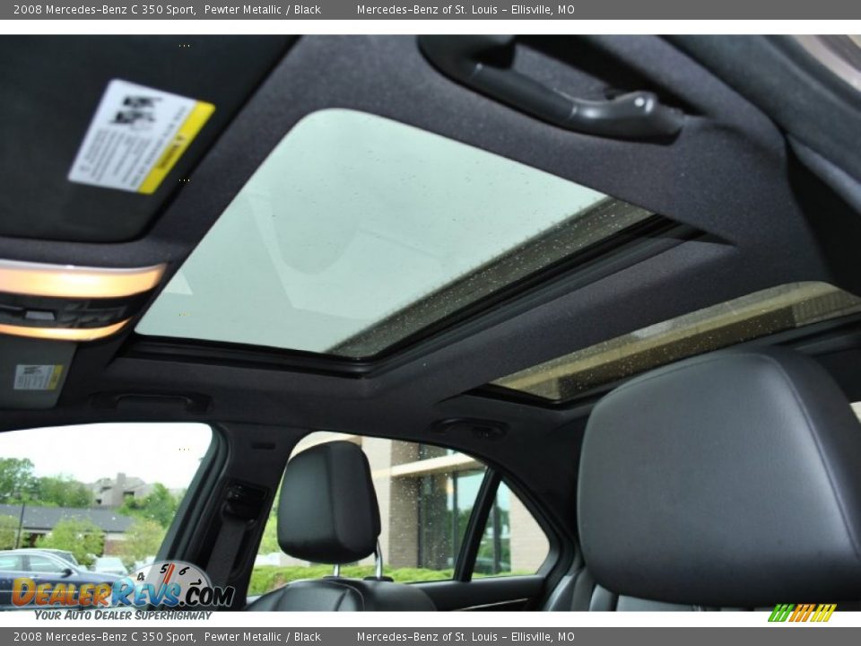 2008 Mercedes-Benz C 350 Sport Pewter Metallic / Black Photo #21