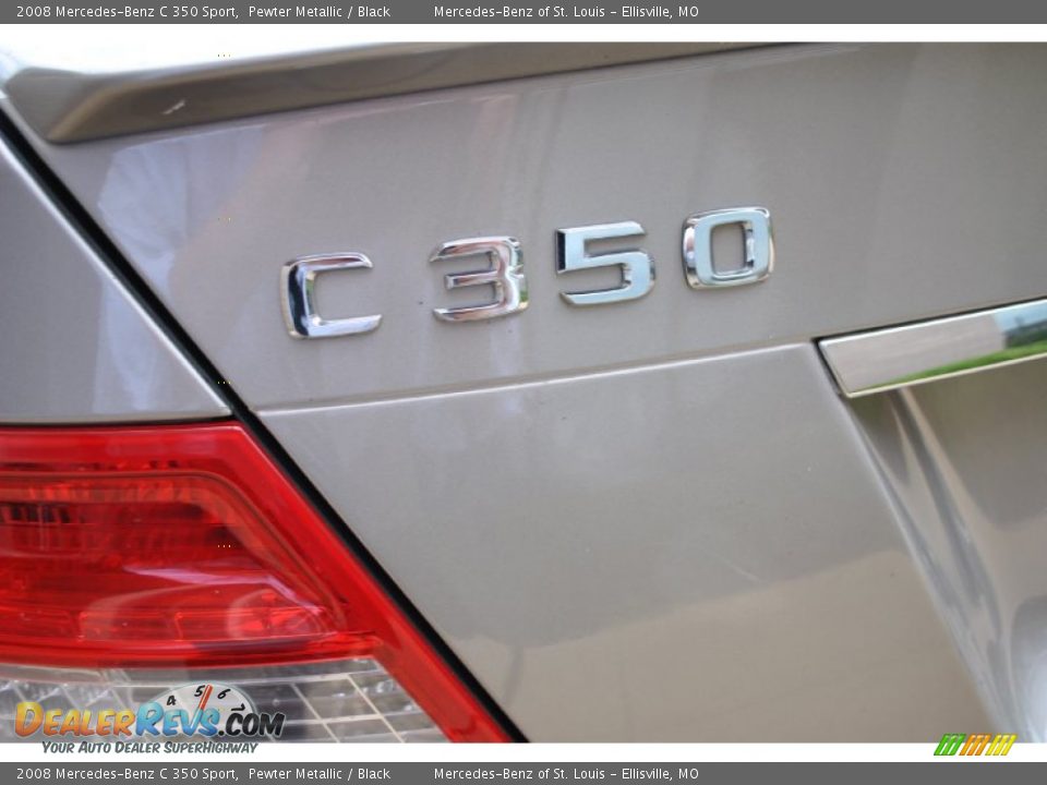 2008 Mercedes-Benz C 350 Sport Pewter Metallic / Black Photo #23