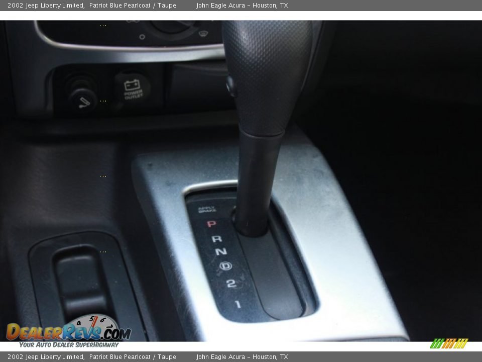 2002 Jeep Liberty Limited Patriot Blue Pearlcoat / Taupe Photo #23