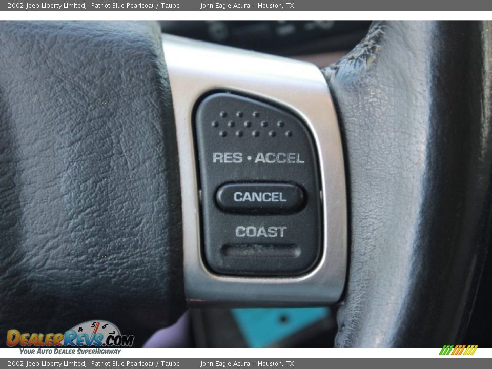 2002 Jeep Liberty Limited Patriot Blue Pearlcoat / Taupe Photo #24