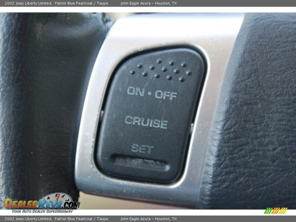 2002 Jeep Liberty Limited Patriot Blue Pearlcoat / Taupe Photo #25