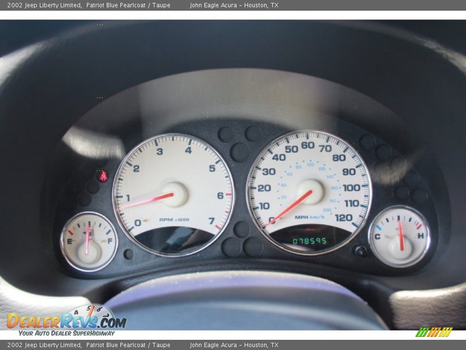 2002 Jeep Liberty Limited Gauges Photo #26