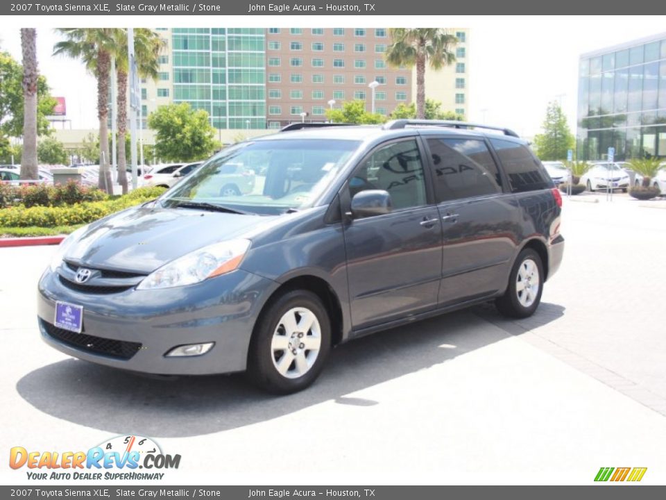 2007 Toyota Sienna XLE Slate Gray Metallic / Stone Photo #2