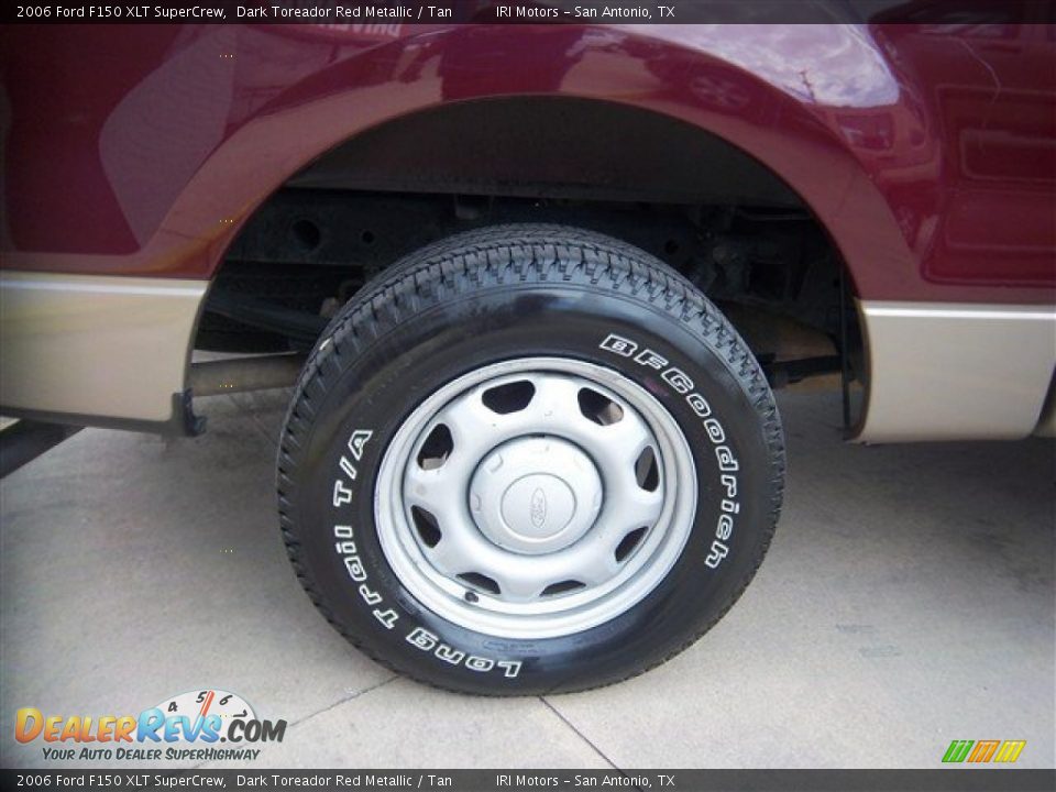 2006 Ford F150 XLT SuperCrew Dark Toreador Red Metallic / Tan Photo #6