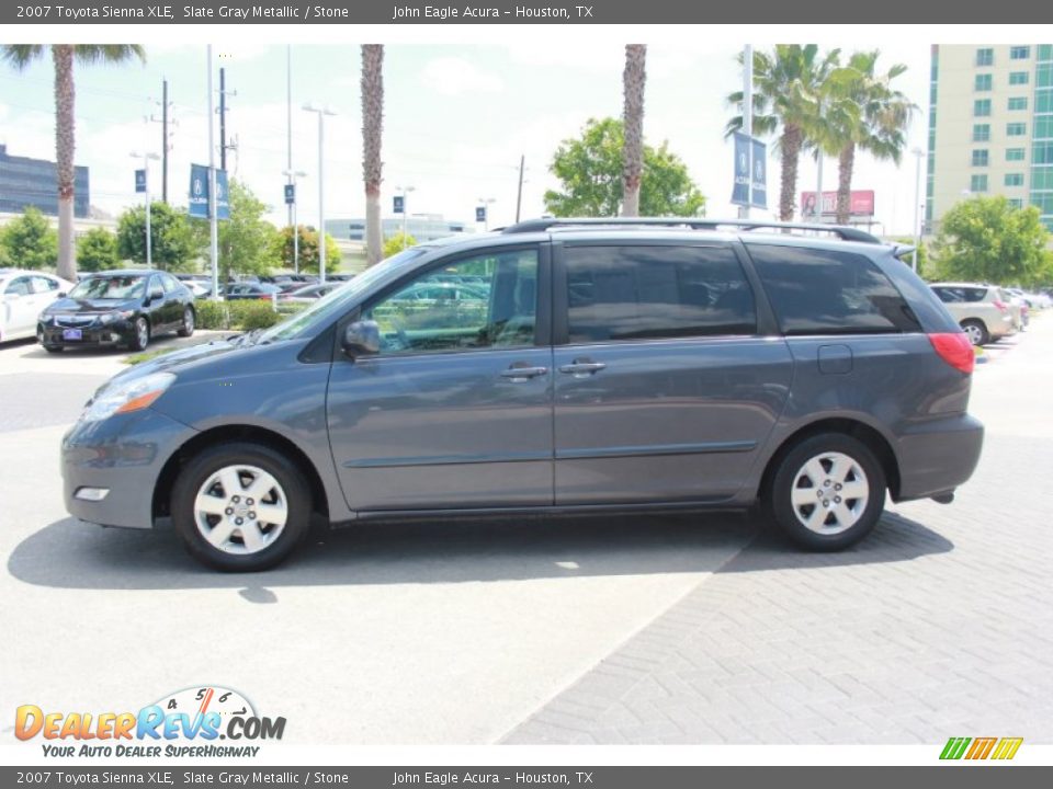 2007 Toyota Sienna XLE Slate Gray Metallic / Stone Photo #5