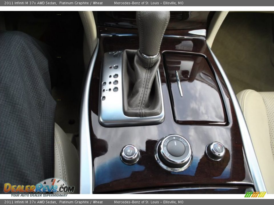 2011 Infiniti M 37x AWD Sedan Platinum Graphite / Wheat Photo #23