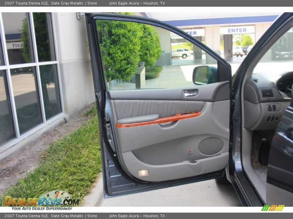 2007 Toyota Sienna XLE Slate Gray Metallic / Stone Photo #9