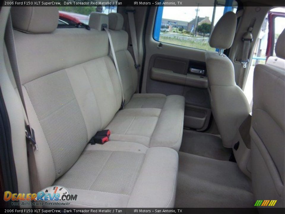 2006 Ford F150 XLT SuperCrew Dark Toreador Red Metallic / Tan Photo #18