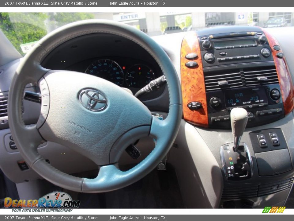 2007 Toyota Sienna XLE Slate Gray Metallic / Stone Photo #19