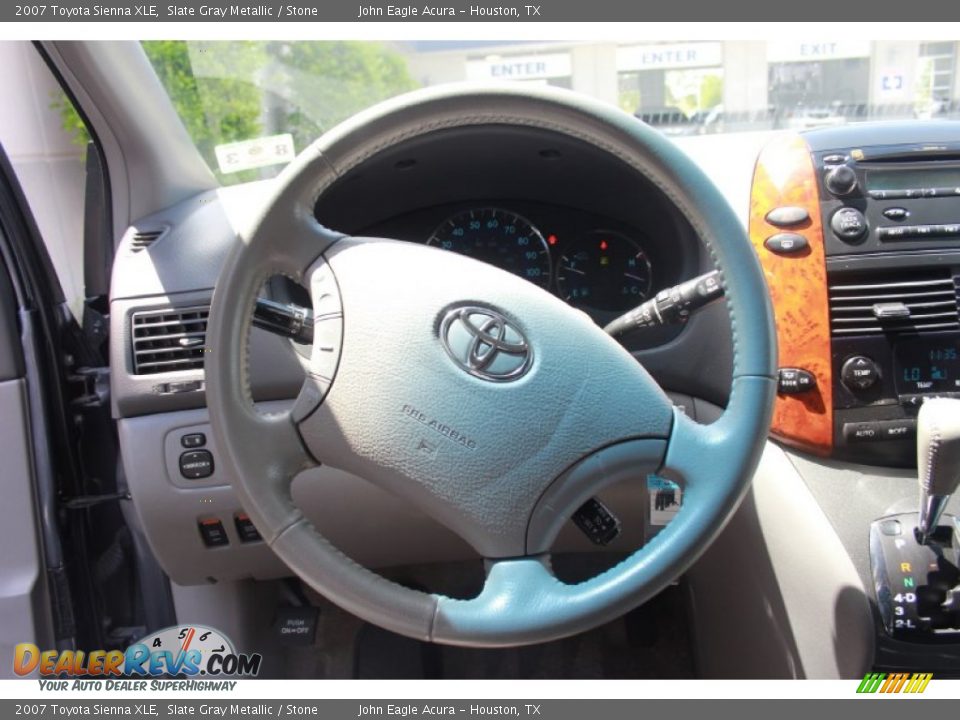 2007 Toyota Sienna XLE Slate Gray Metallic / Stone Photo #21