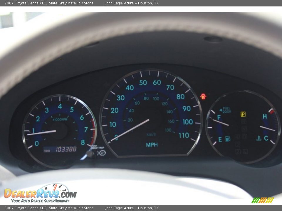 2007 Toyota Sienna XLE Slate Gray Metallic / Stone Photo #26