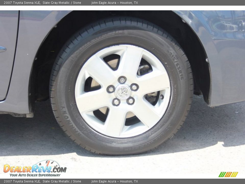 2007 Toyota Sienna XLE Slate Gray Metallic / Stone Photo #28