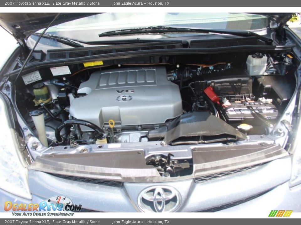 2007 Toyota Sienna XLE Slate Gray Metallic / Stone Photo #29