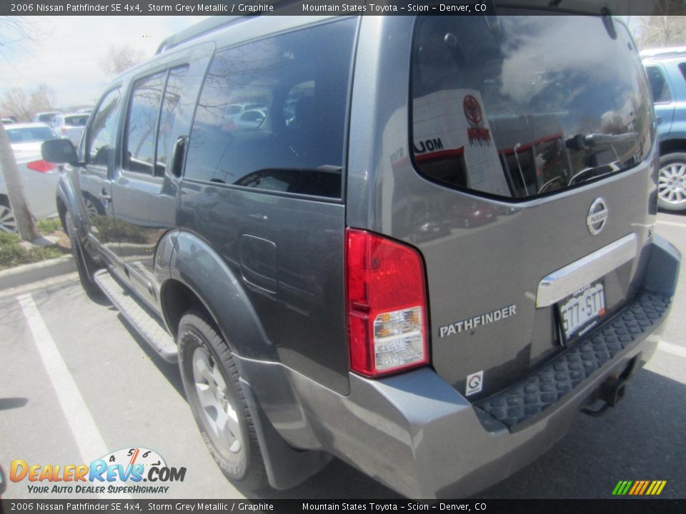 2006 Nissan Pathfinder SE 4x4 Storm Grey Metallic / Graphite Photo #3