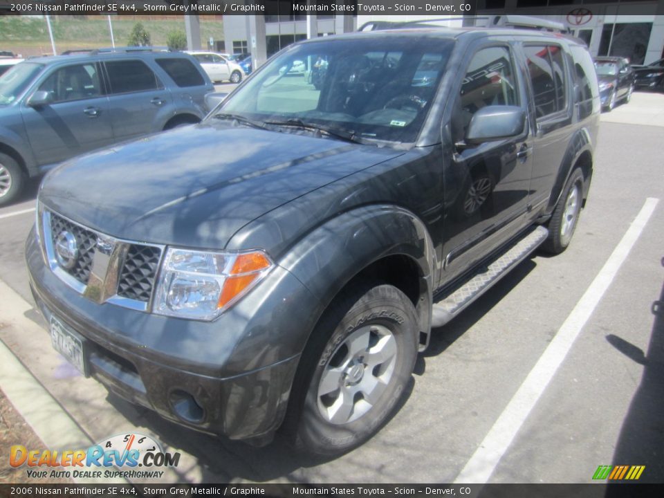 2006 Nissan Pathfinder SE 4x4 Storm Grey Metallic / Graphite Photo #4