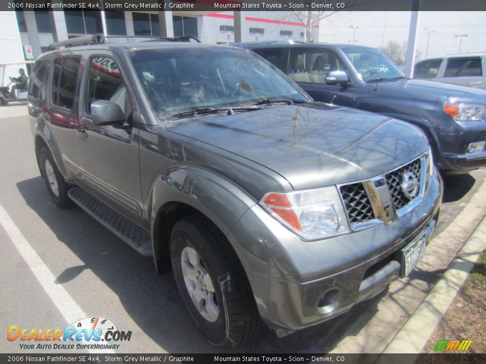 2006 Nissan Pathfinder SE 4x4 Storm Grey Metallic / Graphite Photo #5