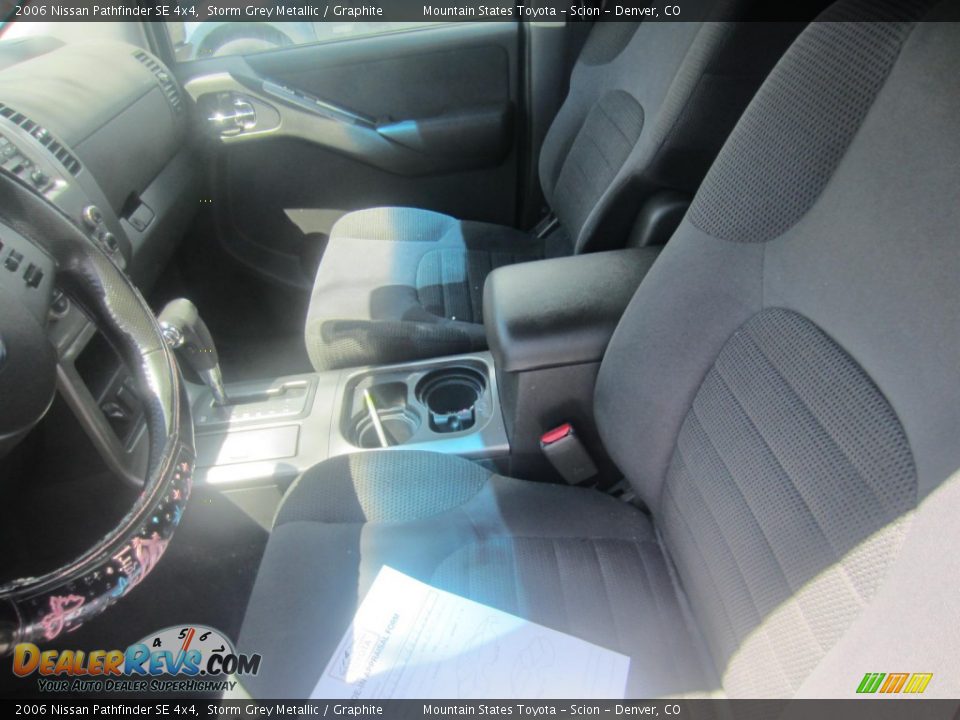 2006 Nissan Pathfinder SE 4x4 Storm Grey Metallic / Graphite Photo #6
