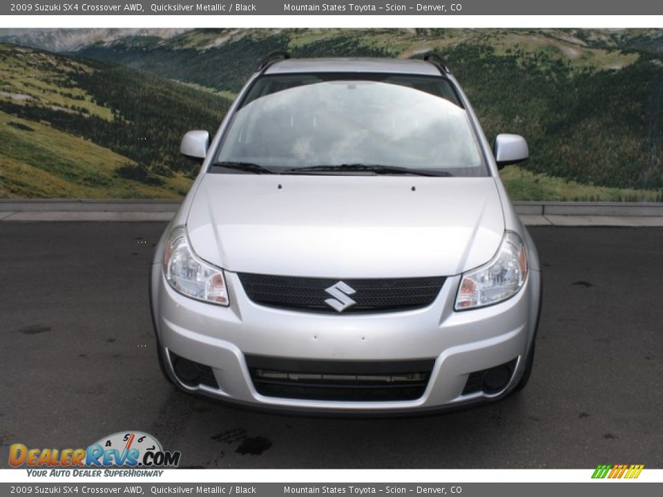 2009 Suzuki SX4 Crossover AWD Quicksilver Metallic / Black Photo #7