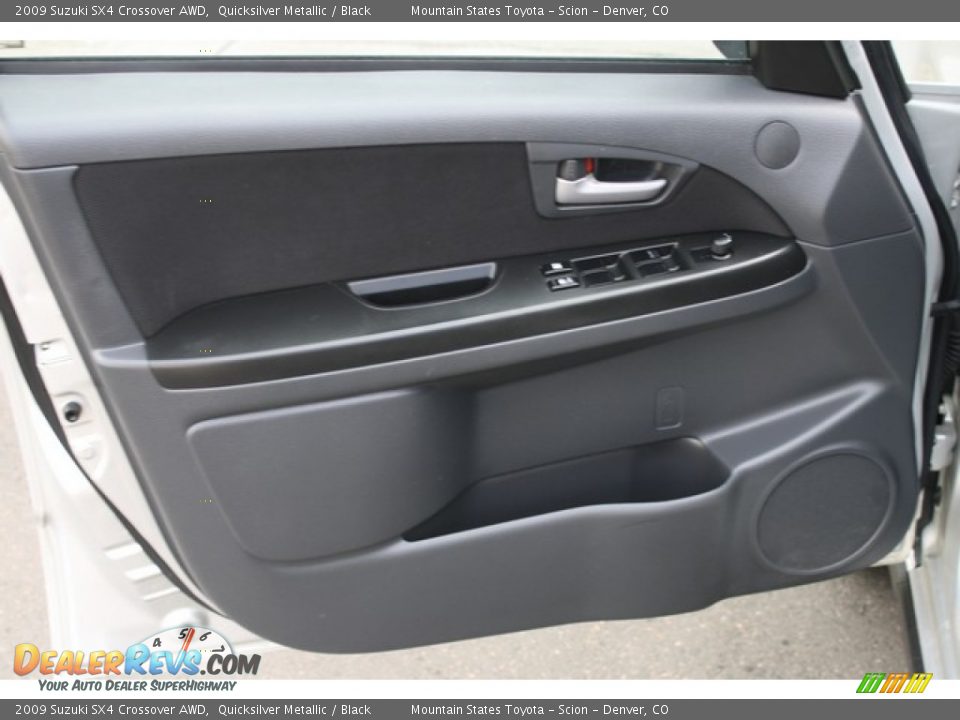 2009 Suzuki SX4 Crossover AWD Quicksilver Metallic / Black Photo #20