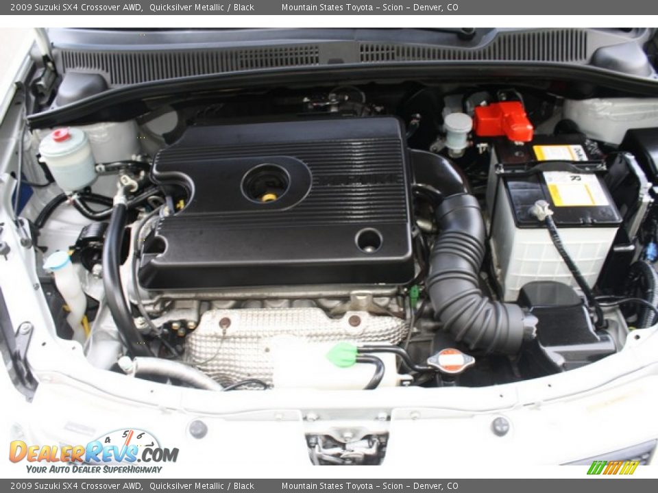 2009 Suzuki SX4 Crossover AWD Quicksilver Metallic / Black Photo #23
