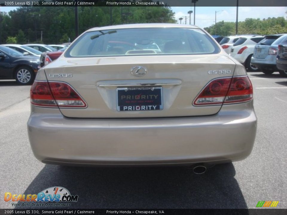 2005 Lexus ES 330 Sonora Gold Pearl / Cashmere Photo #5