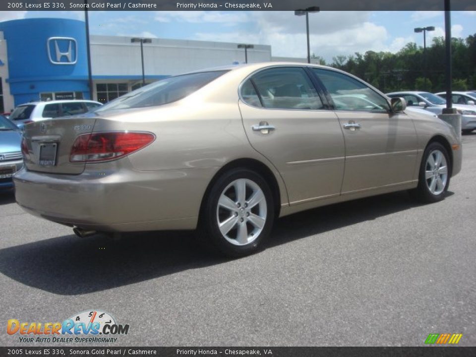 2005 Lexus ES 330 Sonora Gold Pearl / Cashmere Photo #6