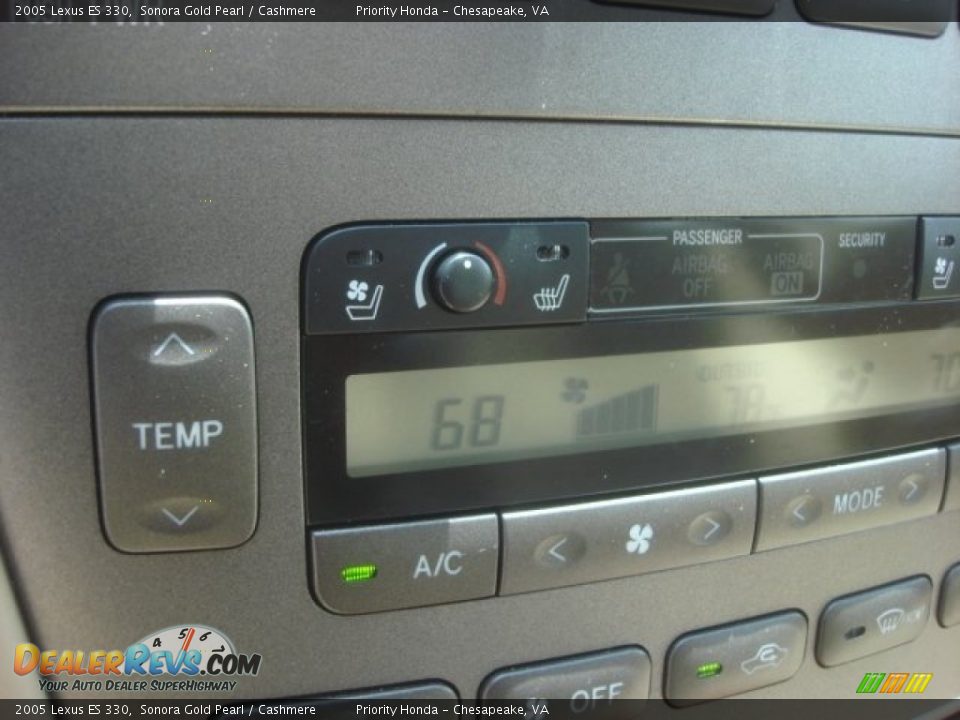 2005 Lexus ES 330 Sonora Gold Pearl / Cashmere Photo #18