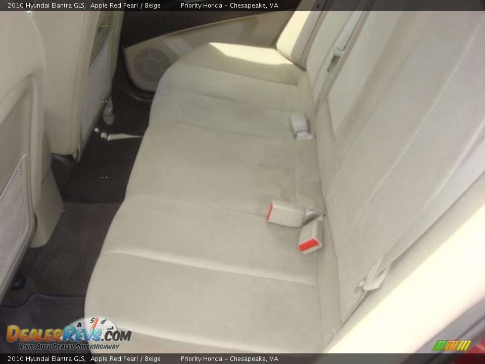 2010 Hyundai Elantra GLS Apple Red Pearl / Beige Photo #9